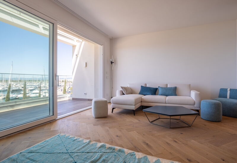 Porto di Luce Luxury, Jacuzzi and Seaview: Autumn, Kitchen, Living Room, Spring, Summer