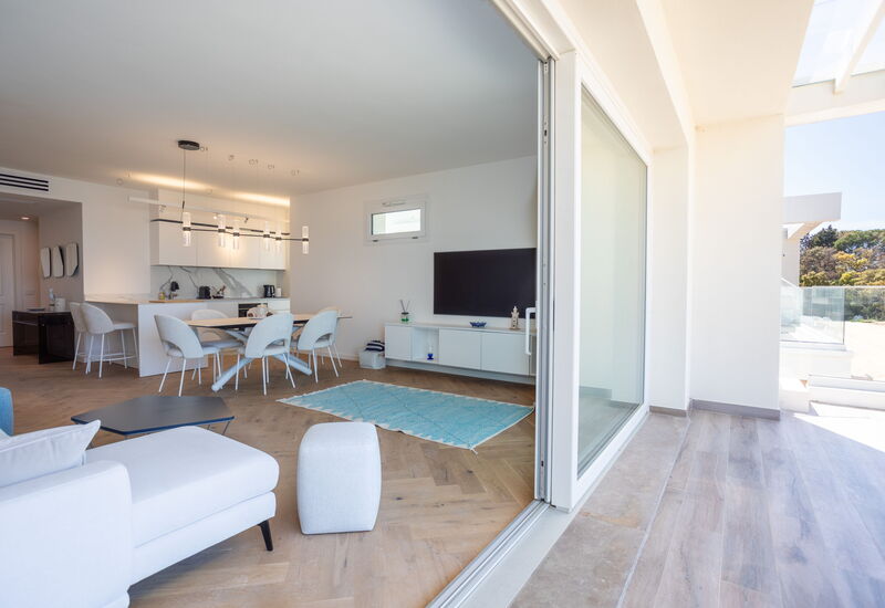 Porto di Luce Luxury, Jacuzzi and Seaview: Autumn, Kitchen, Living Room, Spring, Summer