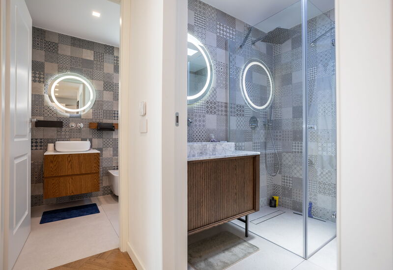 Porto di Luce Luxury, Jacuzzi and Seaview: Autumn, Bathroom, Spring, Summer