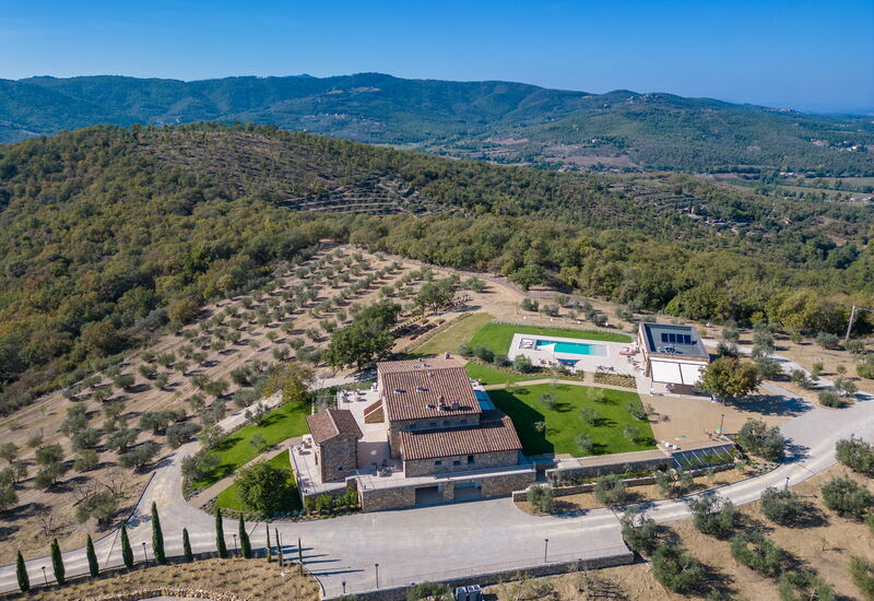 La Calcinaia Country Villa, Bucine: Ansichten, Frühling, Herbst, Sommer