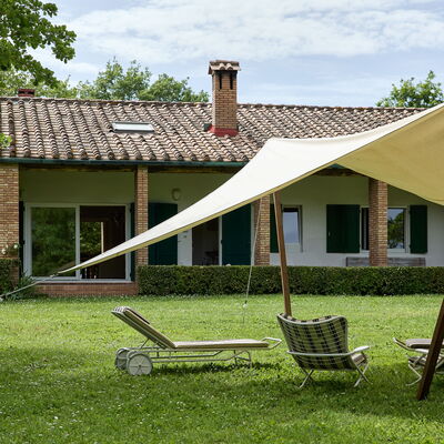 Casa Mancini, Holiday Villa, San Galgano: Autumn, Balcony / Terrace / Patio, Garden, Spring, Summer