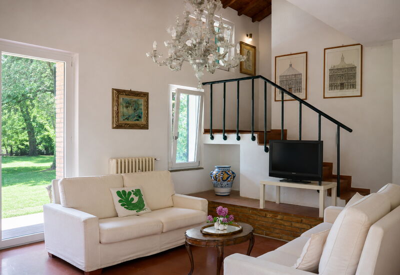 Casa Mancini, Holiday Villa, San Galgano: Frühling, Herbst, Sommer, Wohnzimmer
