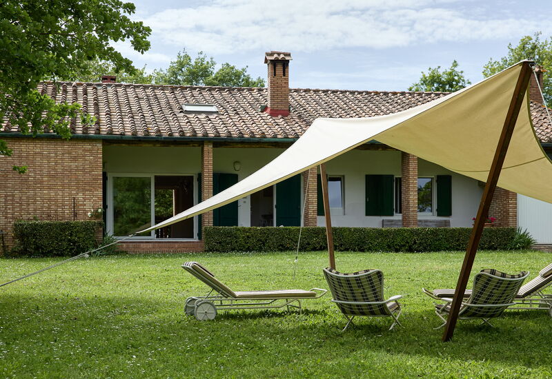 Casa Mancini, Holiday Villa, San Galgano: Balkon / Terrasse / Patio, Frühling, Garten, Herbst, Sommer