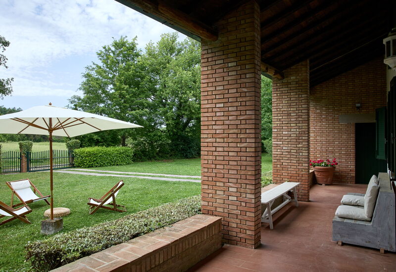 Casa Mancini, Holiday Villa, San Galgano: Balkon / Terrasse / Patio, Frühling, Garten, Herbst, Sommer