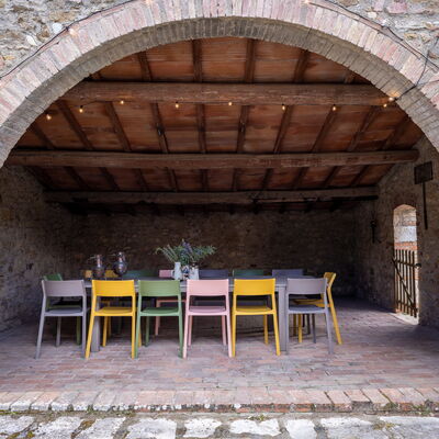 Casa Clara Pool, Casole Elsa, Monti: Balkon / Terrasse / Patio, Frühling, Haupteingang, Herbst, Sommer