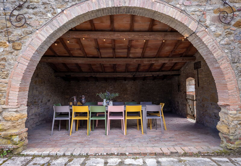 Casa Clara Pool, Casole Elsa, Monti: Autunno, Balcone / Terrazza / Patio, Entrata Principale, Estate, Primavera