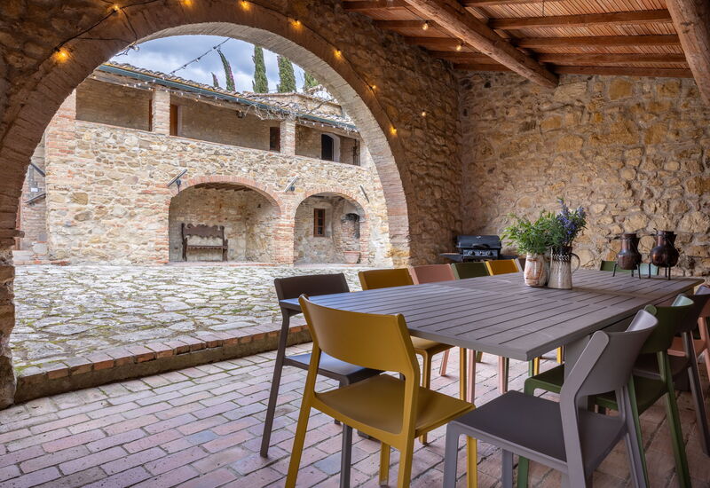 Casa Clara Pool, Casole Elsa, Monti: Autunno, Balcone / Terrazza / Patio, Estate, Primavera