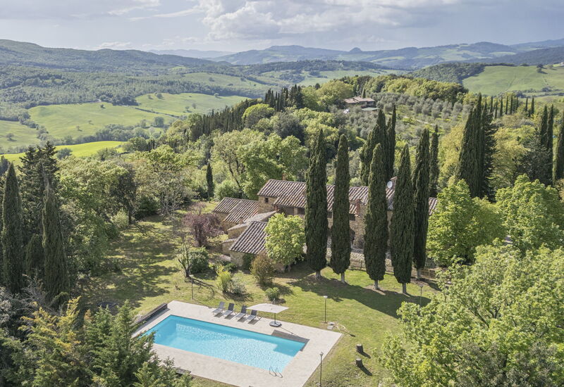 Casa Clara Pool, Casole Elsa, Monti: Autunno, Estate, Primavera, Vista Panoramica