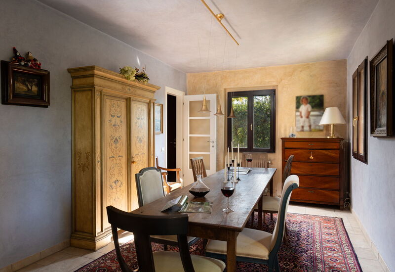 Villa Vittoria: Esszimmer, Zimmerdetails