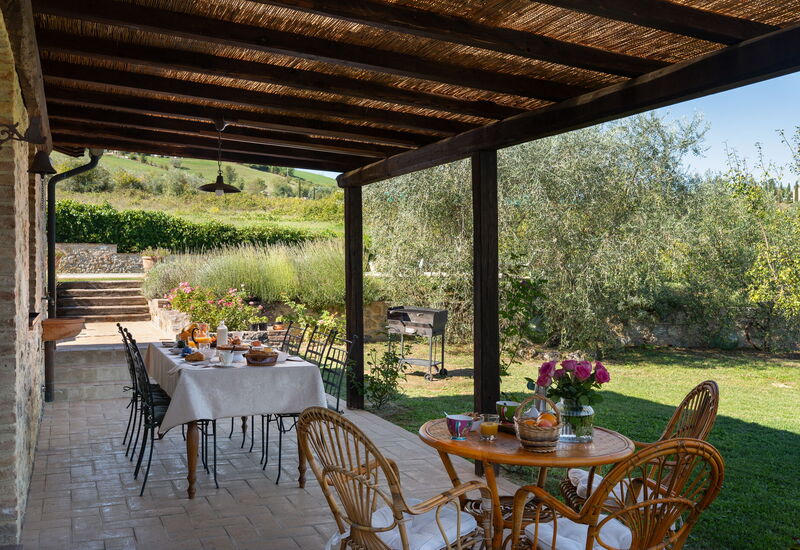 Villa Alba: Außen, Ausstattung, Balkon / Terrasse / Patio, Draussen, Garten