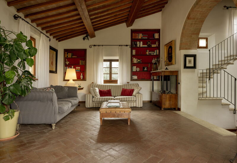 Podere Selva: Frühling, Herbst, Sommer, Wohnzimmer