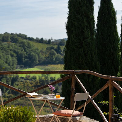 Borgo le Mura - Accommodation:&nbsp;Villa la Corte: Activities, Autumn, Balcony / Terrace / Patio, Outdoor, Scenic View, Spring, Summer