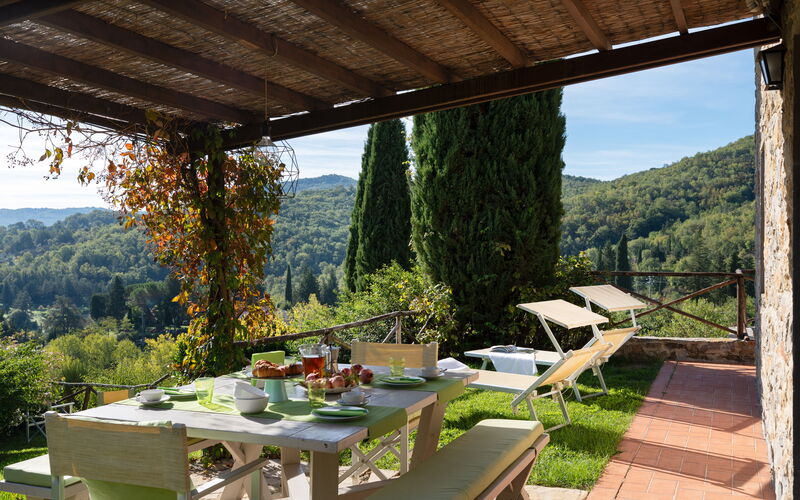Borgo le Mura - Alloggio:&nbsp;Villa la Torre: all'aperto, Attività, Autunno, Balcone / Terrazza / Patio, Estate, Esterni, Primavera