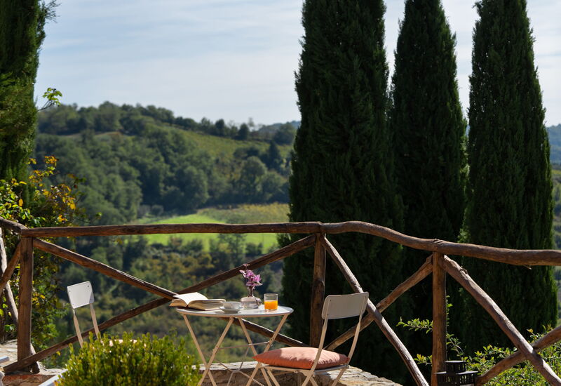 Borgo le Mura: all'aperto, Attività, Autunno, Balcone / Terrazza / Patio, Estate, Primavera, Vista Panoramica