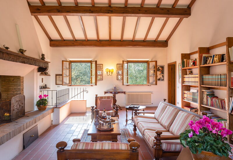 Podere Le Capannucce: Living Room