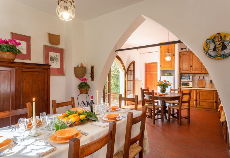 Podere Le Capannucce: Dining Room