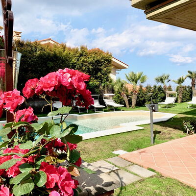 Villa Le Palme: villa-le-palme-trecastagni-catania-villa-piscina