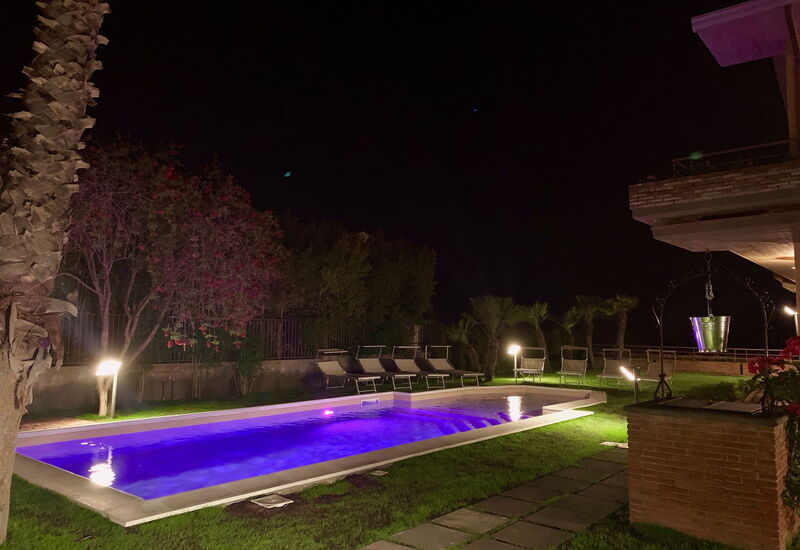 Villa Le Palme: villa-le-palme-trecastagni-catania-villa-pool