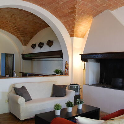 Agriturismo Cabbiavoli - Unterkunft:&nbsp;Casa Marcello - Fico: agriturismo-cabbiavoli-chianti-multiproperty-casa-marcello-fico-living-room