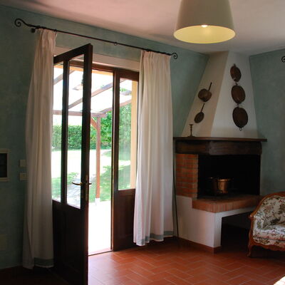 Agriturismo Cabbiavoli - Unterkunft:&nbsp;Fienile Giallo - Melo: agriturismo-cabbiavoli-chianti-multiproperty-fienile-giallo-melo-living-room