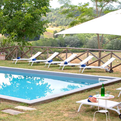 Villa Bacco: Draussen, Schwimmbad