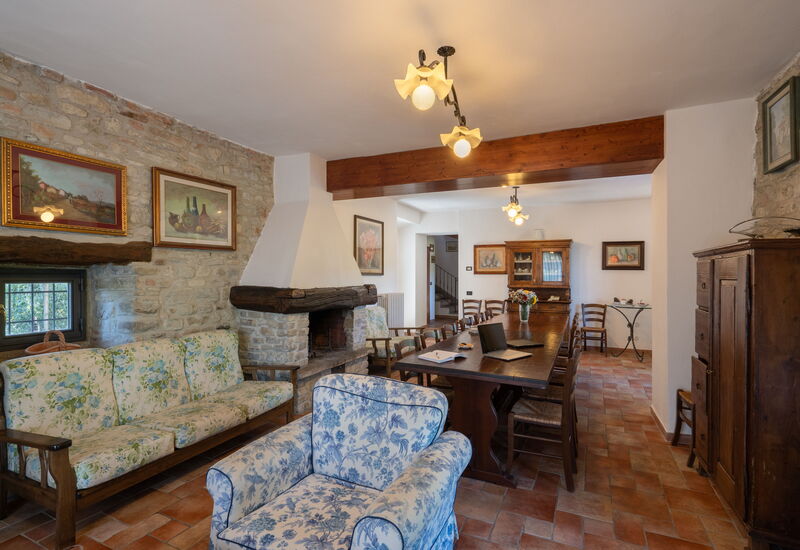 Podere Schignano: Dining Room, Living Room