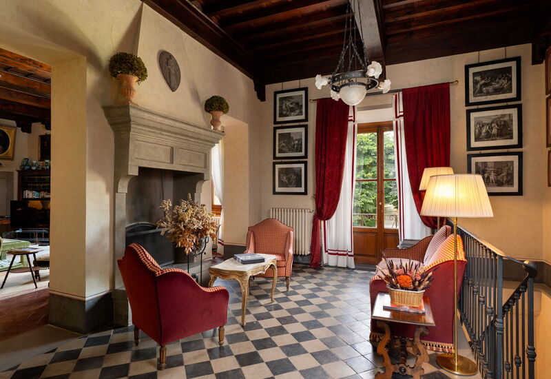 Villa Il Poggiolo: Wohnzimmer