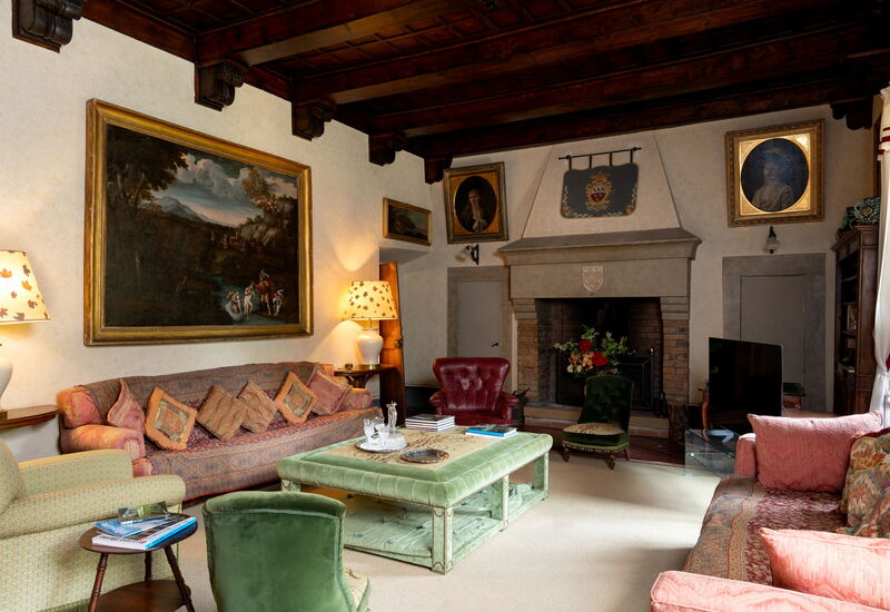 Villa Il Poggiolo: Wohnzimmer