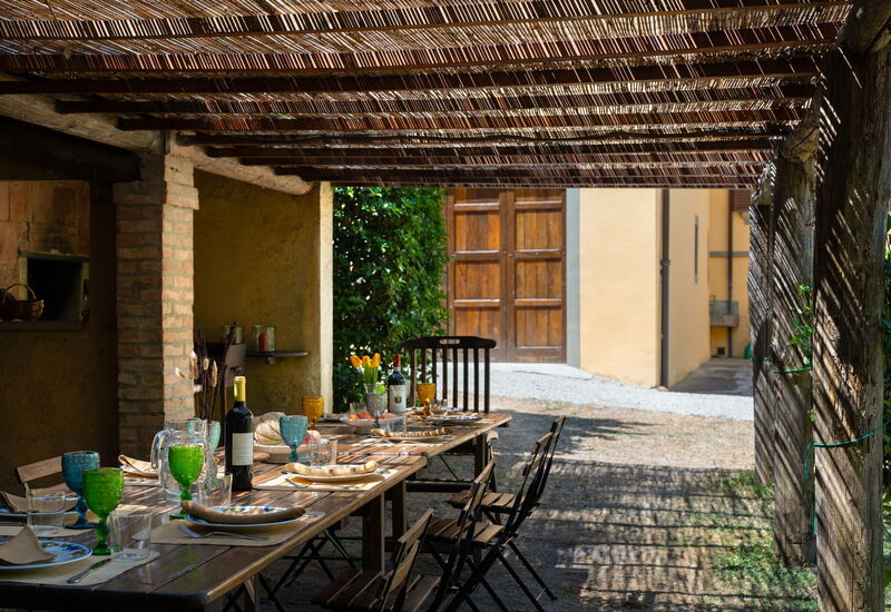 Villa Il Poggiolo: Außen, Balkon / Terrasse / Patio
