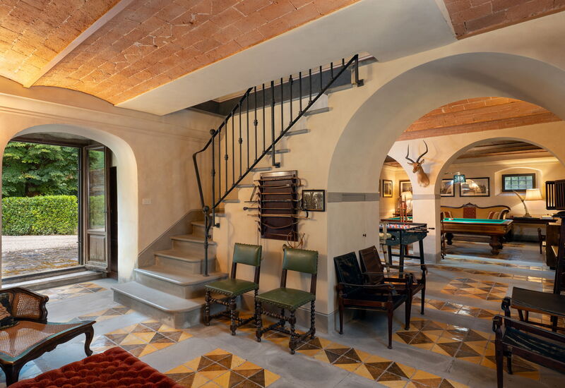 Villa Il Poggiolo: Anderer Raum, Ausstattung, Haupteingang