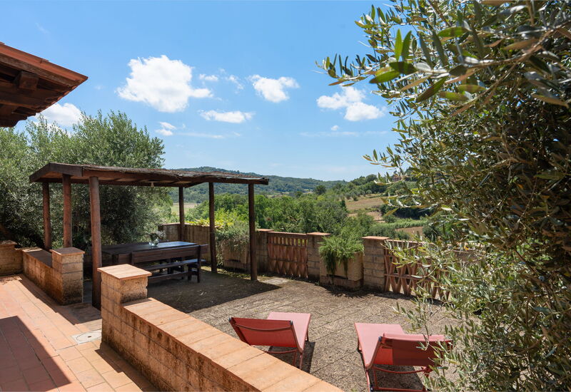 Villa Melatina: Autumn, Balcony / Terrace / Patio, Building Exterior, Spring, Summer