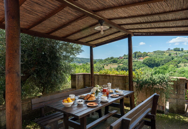 Villa Melatina: Autumn, Balcony / Terrace / Patio, Building Exterior, Spring, Summer