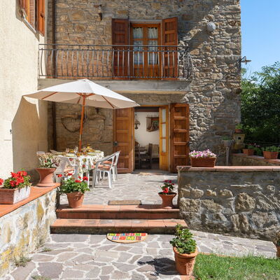 Casa Baco: Autumn, Balcony / Terrace / Patio, Building Exterior, Dining Room, Main Entrance, Outdoor, Summer, Winter