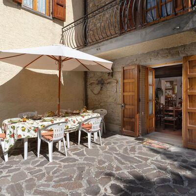 Casa Baco: Autumn, Balcony / Terrace / Patio, Building Exterior, Dining Room, Kitchen, Main Entrance, Outdoor, Spring, Summer