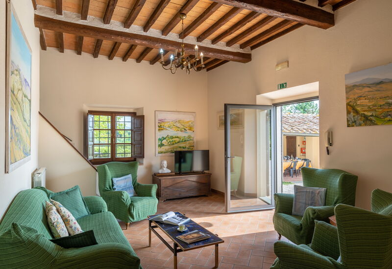 Podere Collina: Living Room