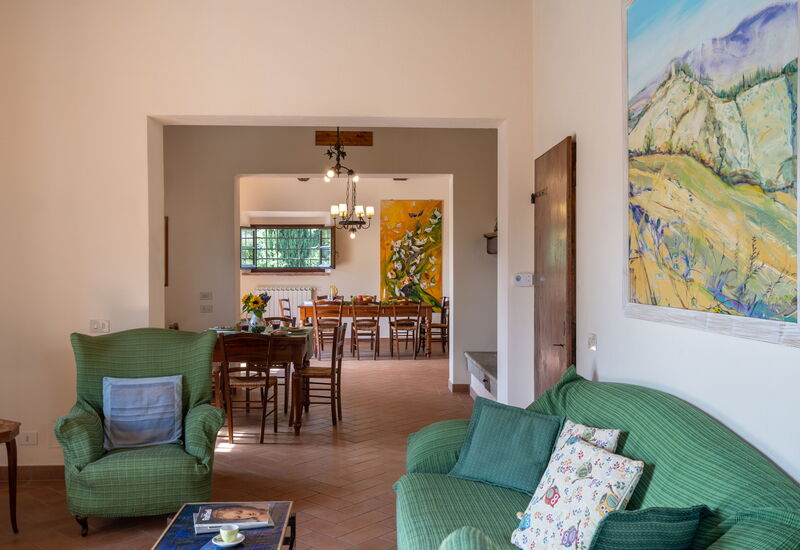 Podere Collina: Living Room