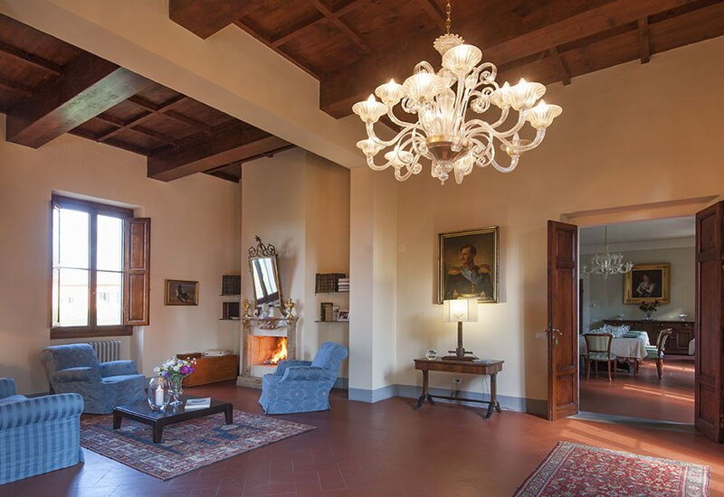 Villa Di Casole: Living Room