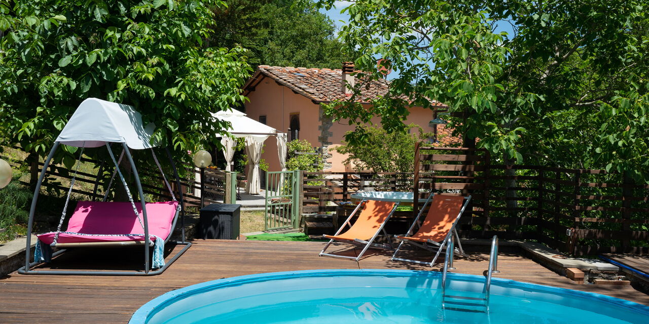 Podere La Vigna: Garden, Pool