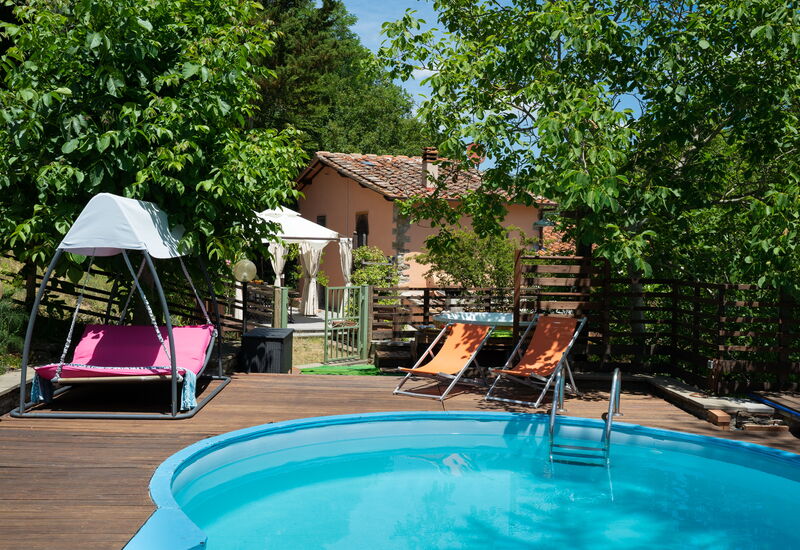 Podere La Vigna: Garden, Pool