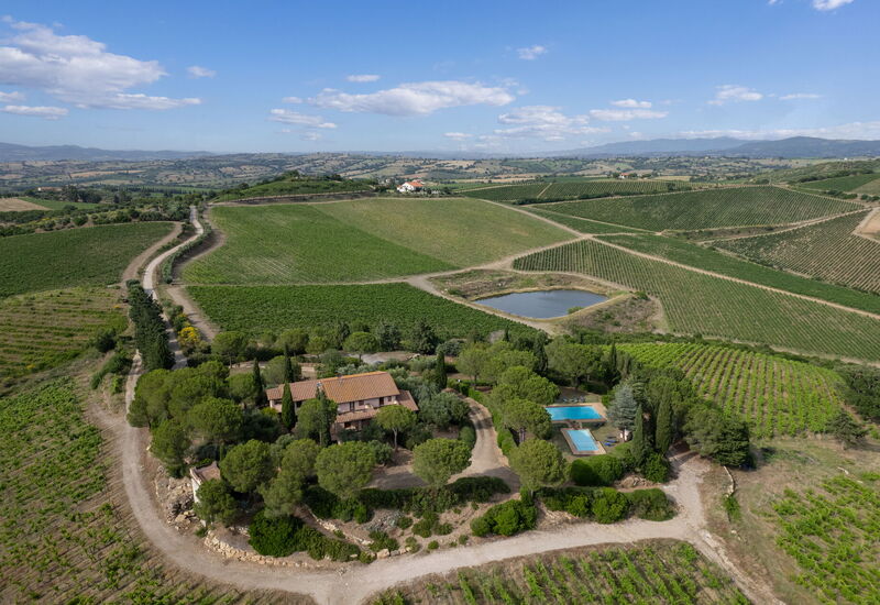 Villa Monte Bottigli: Autumn, Building Exterior, Garden, Outdoor, Pool, Scenic View, Spring, Summer