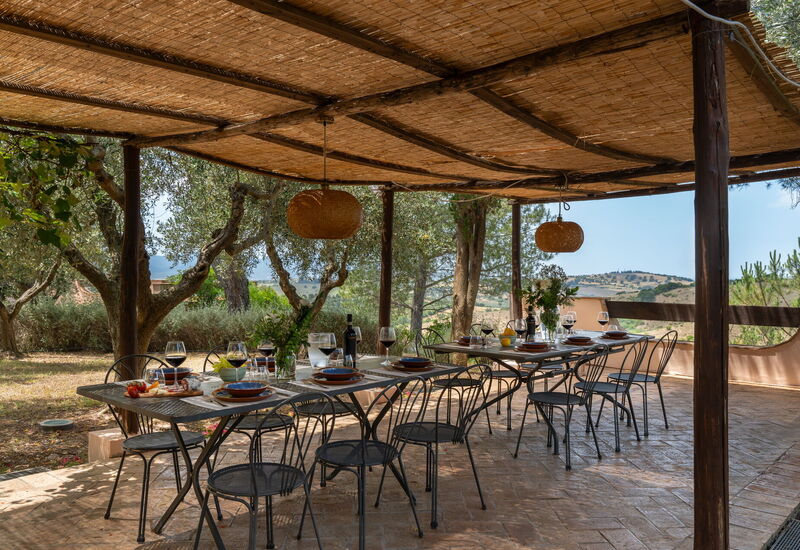 Villa Monte Bottigli: Autumn, Balcony / Terrace / Patio, Building Exterior, Outdoor, Spring, Summer