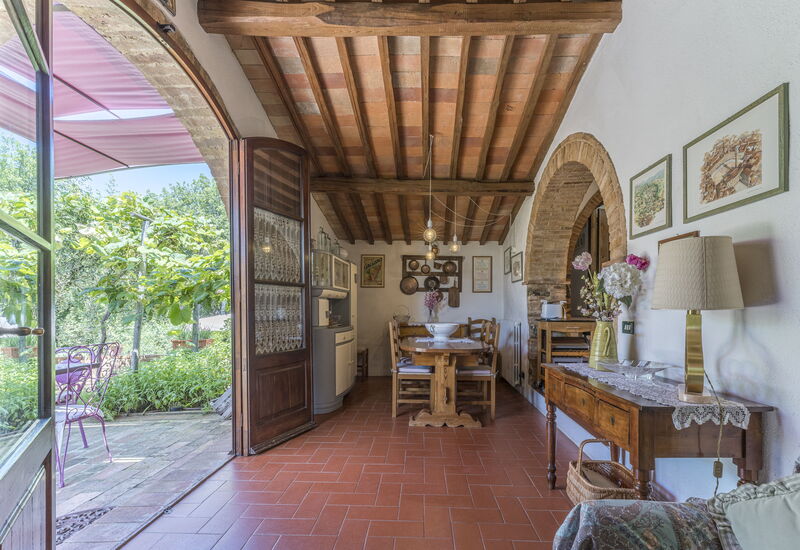 Casa Anita - Castellina In Chianti - Granaio, Tosc: Amenities, Autumn, Living Room, Main Entrance, Spring, Summer