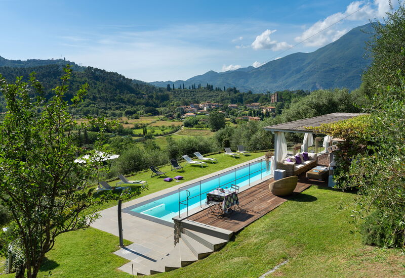 Luxury Green Marignana Villa, Versilia, Pool, Ac,: Autumn, Garden, Pool, Spring, Summer