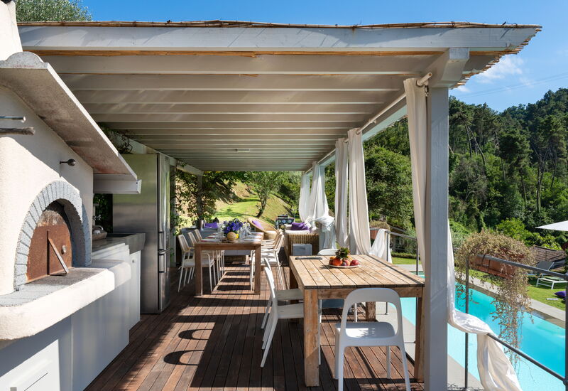 Luxury Green Marignana Villa, Versilia, Pool, Ac,: Autumn, Garden, Pool, Spring, Summer
