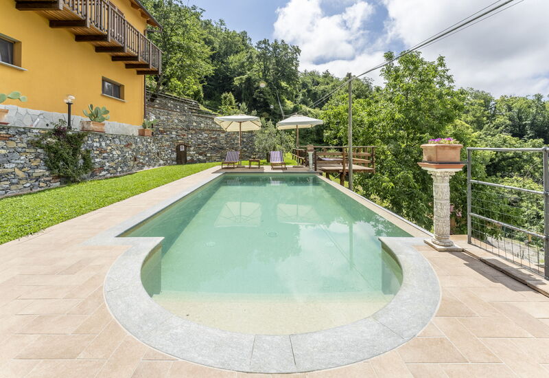 Casa Aurora - Recco, Liguria: Autumn, Pool, Spring, Summer
