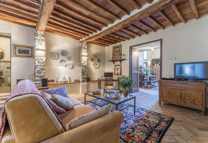 Fienile Di Fabio - Colline Fiorentine Vaiano, Tosc: Amenities, Autumn, Building Exterior, Living Room, Room Detail, Spring, Summer