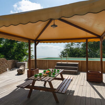 Casa Sul Serra: Balcone / Terrazza / Patio, Estate, Esterni, Piscina