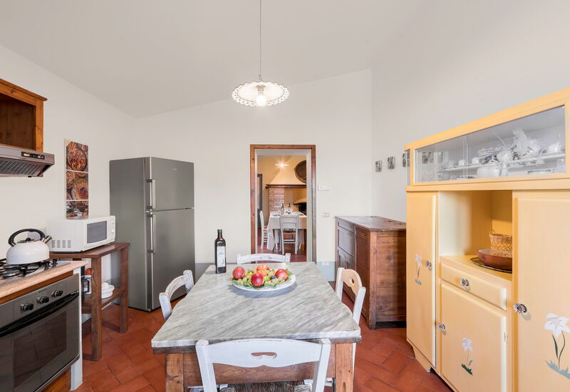 Orcia Panoramic View With Pool: Autumn, Kitchen, Spring, Summer