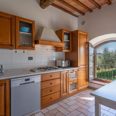 Rocche Di Valiano - Alloggio:&nbsp;Appartamento Papavero In Siena, Pool Use, Ac: rocche-di-valiano-chianti-castelnuovo-berardenga-papavero-cucina