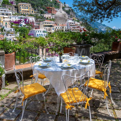 Villa Deli, In Positano, Sea View, Ac: villa-deli-positano-villa-balcony